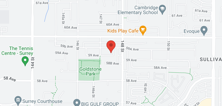 map of 14765 59 AVENUE